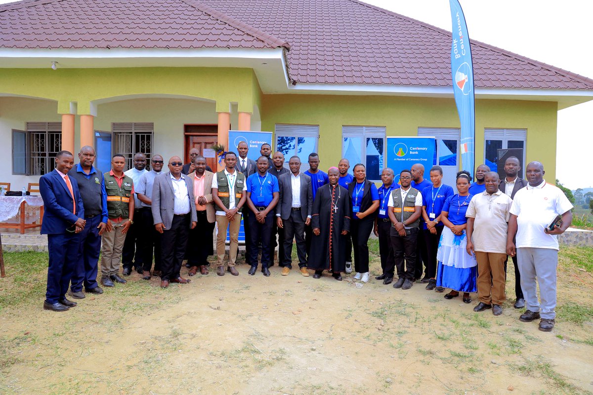 CentenaryBank's tweet photo. Under the #CenteGreenProgramme, our Bank is participating in an impactful environmental partnership aimed at restoring our ecosystems nationwide.
We recently joined hands with local leaders and community members in Kigarare, Kyenjojo District, to launch a massive tree-planting drive. This project is a true testament to the power of shared responsibility: we provide the funding, the Fort Portal Diocese has generously provided 15 acres of land to house the project, and the Good Forests Foundation Uganda is bringing expertise for professional, sustainable implementation on the ground.