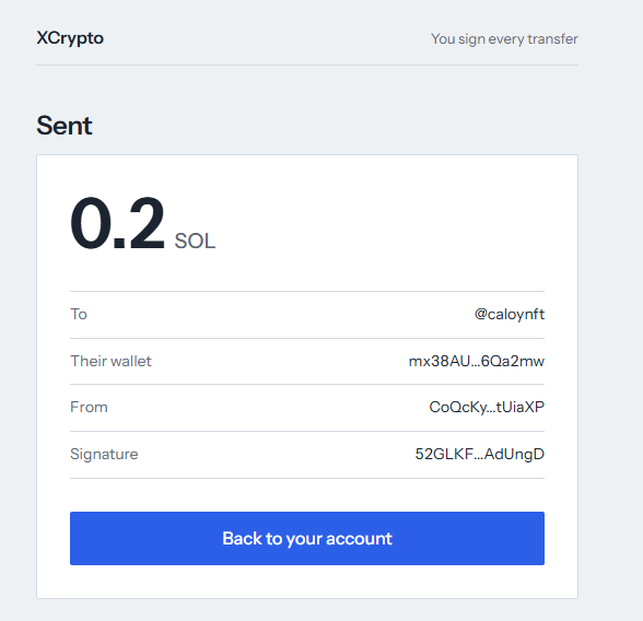 XCryptoBott's tweet photo. Giving back to the community, being generous, or sending crypto gifts is one sentence away now.

Community and believers always rewarded. Didn't even need to know his wallet address. https://t.co/Xln2A2Q6M6