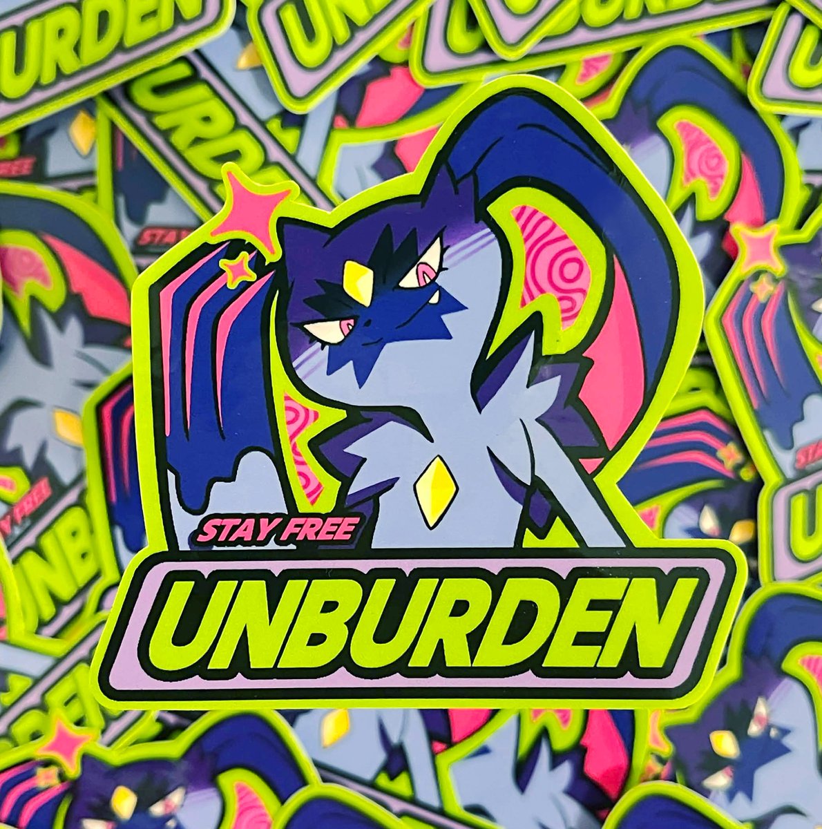 AnuraLitho's tweet photo. Batch 3 of my Pokemon VGC Vinyl Stickers are finally up✨

We also hit a milestone of 700 followers and as a way of saying Thank You, I've discounted my Luminous Series Enamel Pins for a week!

Thank you again for all the love and support, it genuinely means so much to me!💚✨ https://t.co/IH48qqvYZp
