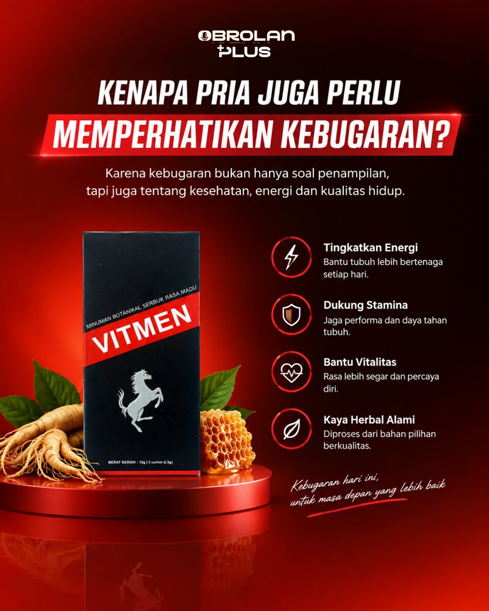 VitgoSeries's tweet photo. Bukan cuma soal terlihat fit, tapi juga bagaimana tubuh tetap siap diajak beraktivitas.
🔥 Kerja? Siap.
🔥 Aktivitas padat? Siap.
🔥 Jaga kebugaran? Jangan lupa.
Kenalan dengan Vitmen untuk melengkapi rutinitas harianmu.
#vitmen #priaaktif #kebugaran #staminapria https://t.co/1yrtekyFjD