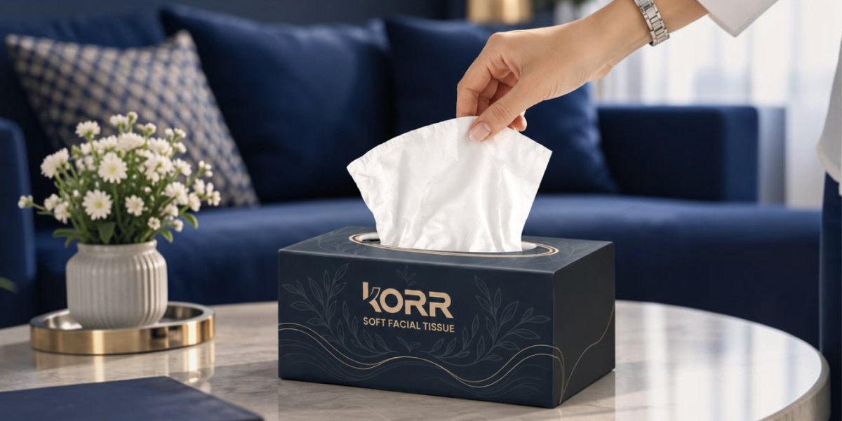 harish_kirnani's tweet photo. Premium packaging that speaks quality before you even open the box. 
Brand Identity &amp; Packaging Design for KORR Tissues.
Tell us what you think in the comments! 👇#GraphicDesign #PackageDesign #BrandingAgency https://t.co/EonEsMrnJU