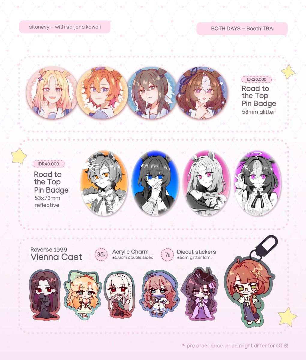 aitonevy's tweet photo. ♡+rt rly appreciated!

♪‧₊˚ aitonevy's #comifuro23 catalog is here..!!! 〒▽〒

♡ pick up + mail order
📅until 25 Sept 19:00 WIB
☆ Bandori Yumemita, Uma Musume, Reverse 1999, Yuri (kitakawa, zenkowa), Medalist, ZATO, Hell Maiden

(1/2) link below! #cf23 („• ֊ •„) https://t.co/OrA1xHBRAY