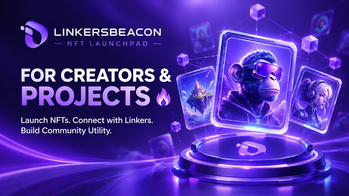 amdadullahg55e's tweet photo. For Creators &amp; Projects 🔥
Launch NFTs, connect with Linkers, and build new community utility through the LinkersBeacon NFT Launchpad.
#InterLink #ITL #NFT #LinkersBeacon https://t.co/suE4OhNYWZ
