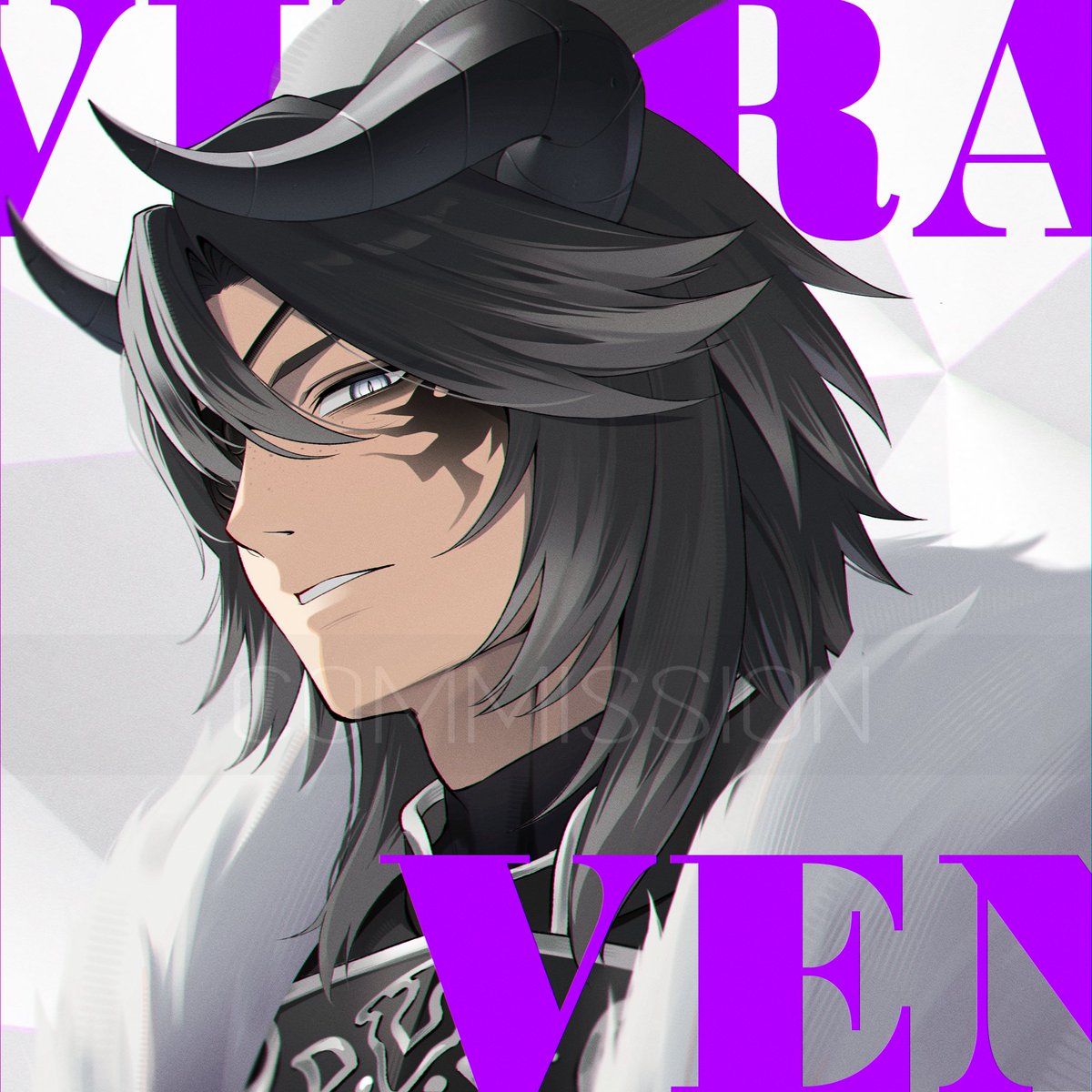 Narmi_Raw's tweet photo. I tried doing ZZZ mindscape art style with my latest commission. What do you guys think?

#commissionㅤ 
#FFXIV 
#ffxiv
#Viera https://t.co/U8Cfa6mIGc