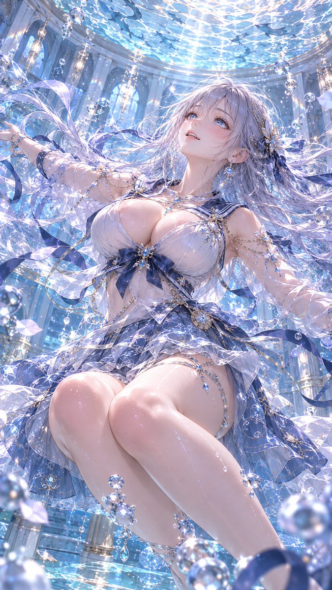 nemuru_gen's tweet photo. ネムルが投稿

逆転した重力に高揚する、水色ドレス制服の反転プール

#gptimage #aiart https://t.co/gZHASEdmRl