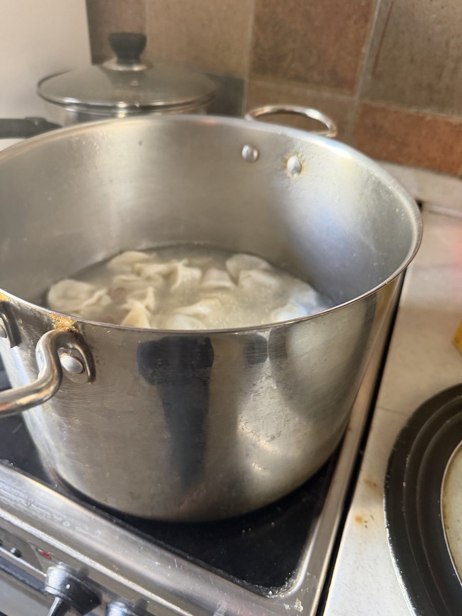 Namimmi1's tweet photo. Yep I’m a post soviet piggy. 2 litres of soup and 1 kg of dumplings in one go 😋🥵 https://t.co/wdsM7SvUbf