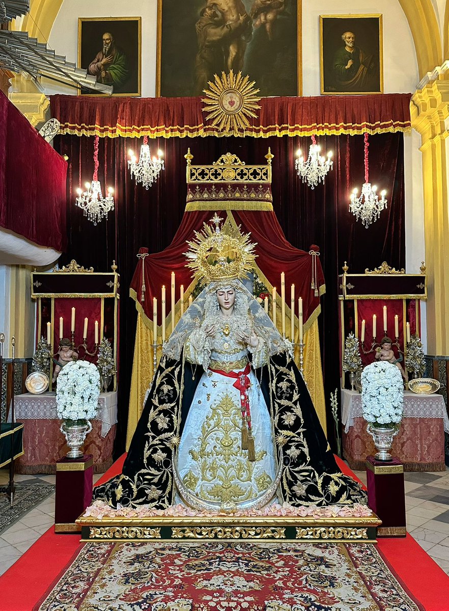 VeraCruzAriscal's tweet photo. 𝗕𝗘𝗦𝗔𝗠𝗔𝗡𝗢 𝗬 𝗔𝗖𝗧𝗢 𝗥𝗘𝗩𝗘𝗥𝗘𝗡𝗖𝗜𝗔𝗟 |

María Santísima de los Dolores ya se encuentra en el trascoro de la Parroquia para de devoto Besamano y Acto Reverencial. https://t.co/kqkBov9af9