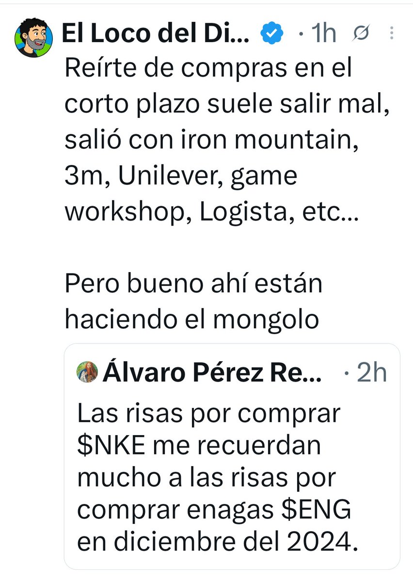 begno1_o1's tweet photo. Cuando intentas justificar ante tus bartolos la caída de - 82% NIKE, y el resto de casos no tuvieron NADA QUE VER....  
Mortadelos de la bolsa https://t.co/j23c0kkgOP