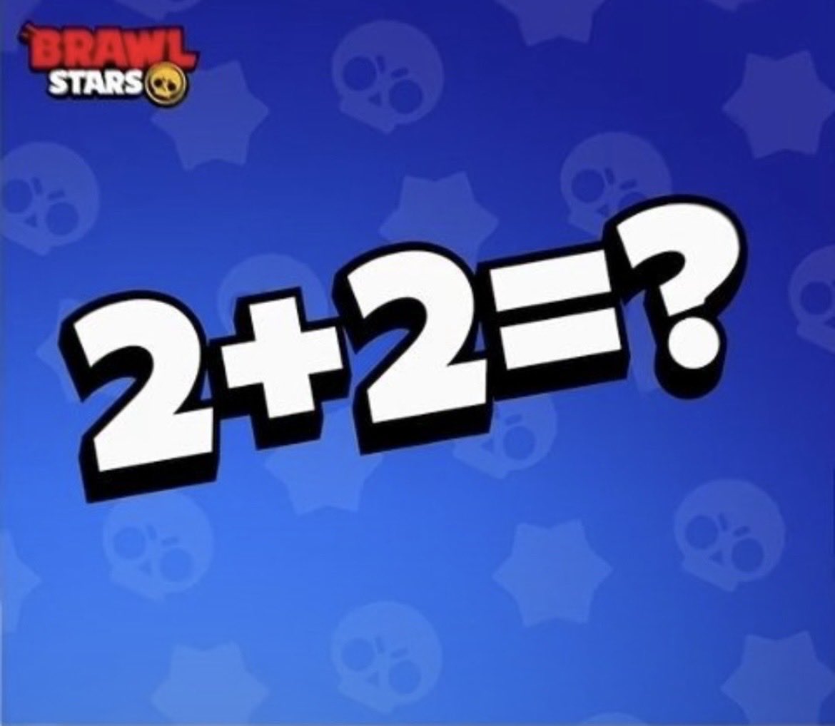 Federico13543's tweet photo. @BrawlStars 2+2=4 #Brawlstars #Duolingo https://t.co/RgKqE8CS5Y