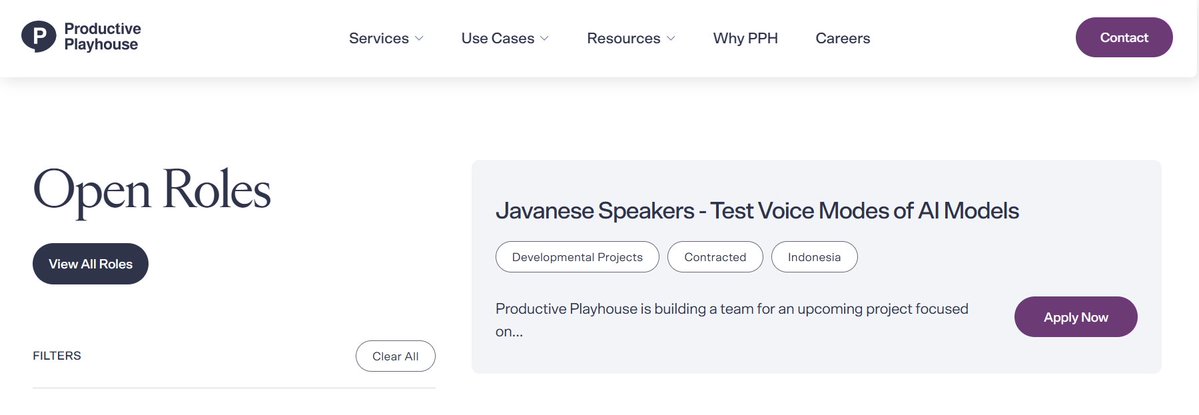 haerisunn's tweet photo. 🚨 JOB ALERT — Javanese Speakers! 🗣️

gw mau spill remote job lg, yg bs ngomong jawa merapat!

lg ad job remote dr website Productive Playhouse utk Javanese Speaker AI LLM voice evaluation. pay ratenya di $9/hour. 

YG MAU APPLY BISA DISINI YA: https://t.co/91MtcqrVTj https://t.co/eFrZmH6yDe