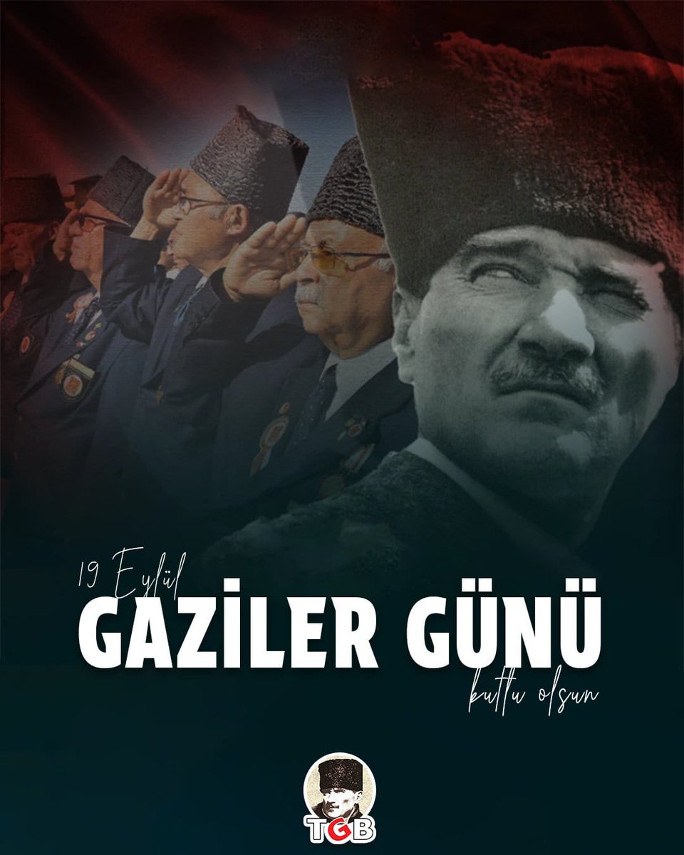 genclikbirligi's tweet photo. 📌"Gaziler yaşayan anıttır!"
-Mustafa Kemal Atatürk

Başta Gazi Mustafa Kemal Atatürk olmak üzere vatanı için gözünü kırpmadan savaşan tüm gazilerimizin
Gaziler Günü kutlu olsun.

VATAN SİZE MİNNETTAR! 🇹🇷 https://t.co/QslzvzNpCk