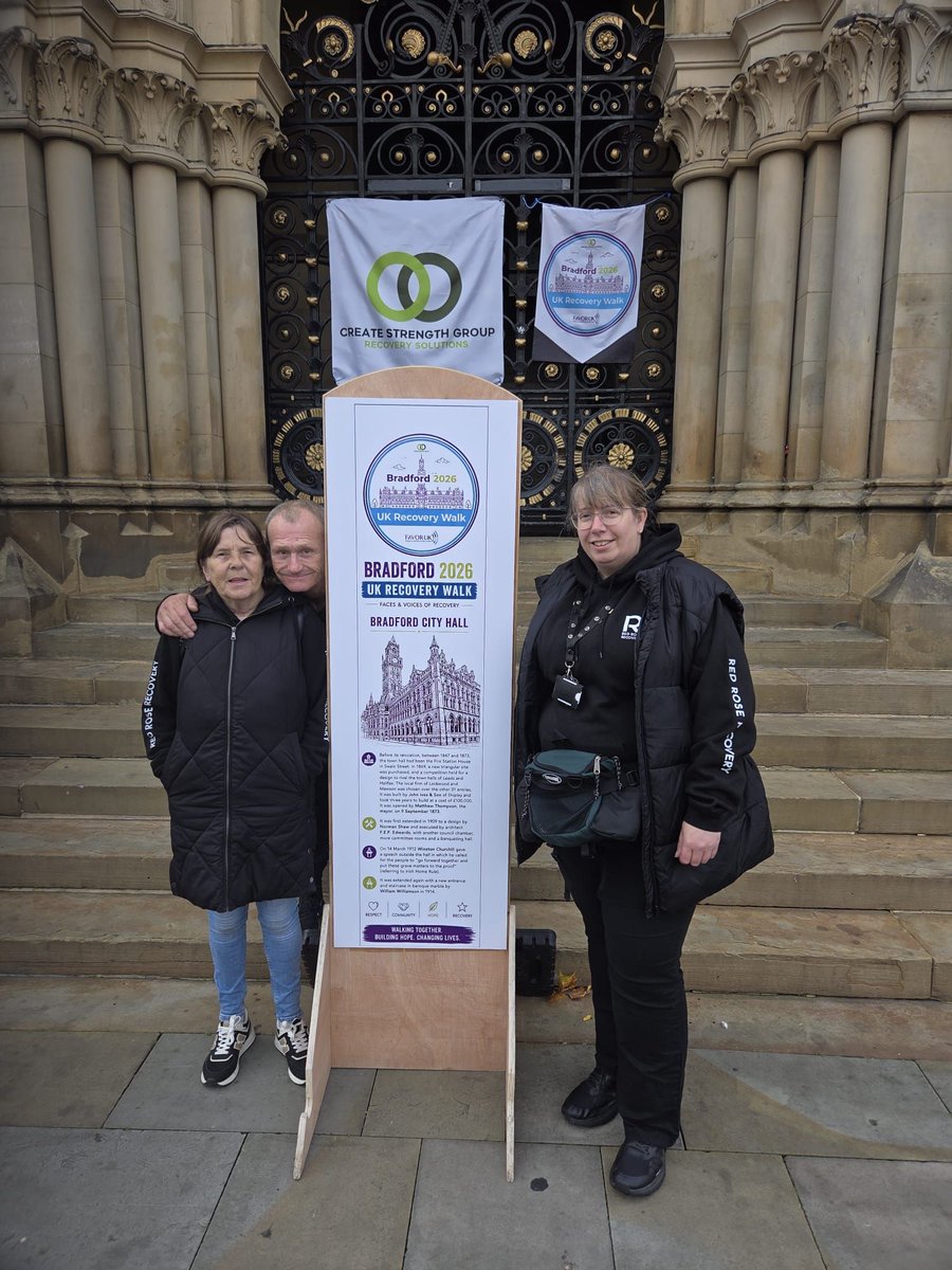 RRR_LUF's tweet photo. Recovery Walk 💚🚶

As part of Recovery Month 2026, we joined the Recovery Walk in Bradford.

A fantastic opportunity to come together, connect with others and celebrate recovery, hope and the strength of our community.

#RecoveryMonth #RecoveryWalk #RedRoseRecovery https://t.co/azyjqYiSa9