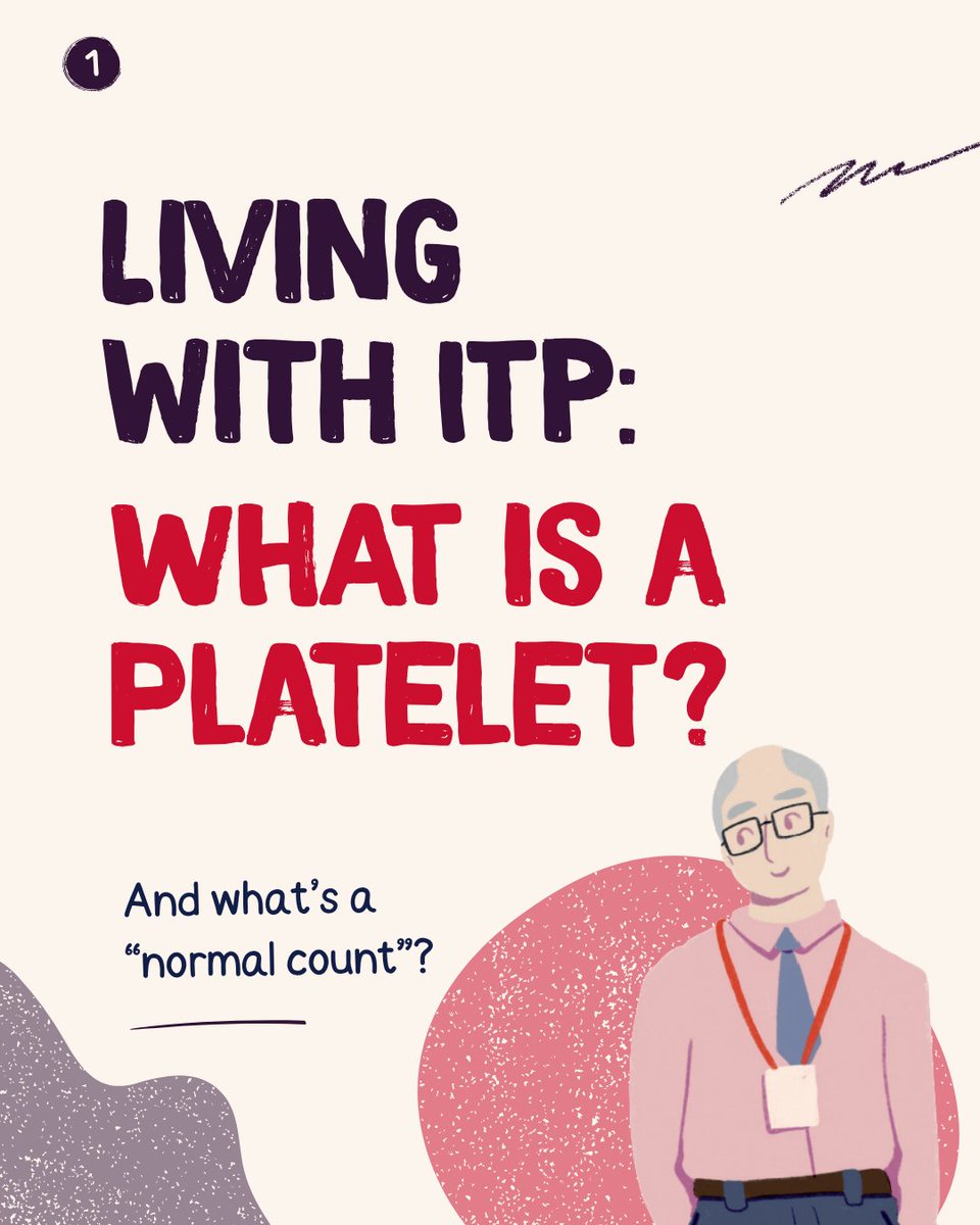 ITPSupportAssoc's tweet photo. What's a platelet, and what's a 'normal' count? For people with ITP, that number can shape a whole week. Swipe through for the basics. #LivingWithITP #ITPExplained #PlateletCount https://t.co/wtwTq94phP
