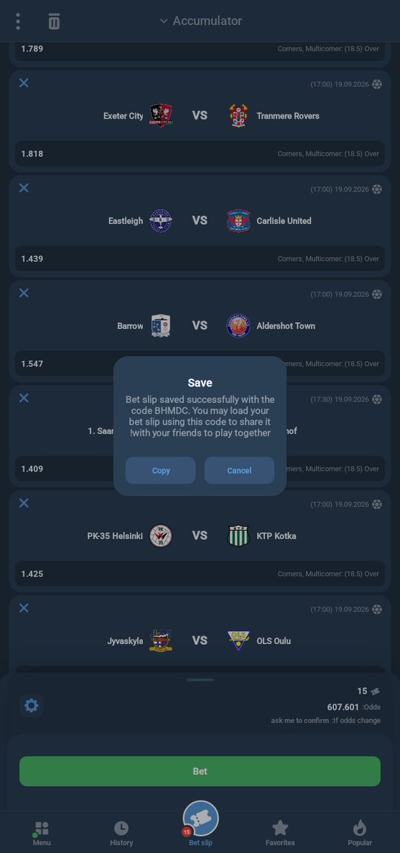 Eddu_003's tweet photo. 600 odds

Multicorners lower line...

1xbet 
Edit &amp; play...
@JolyoKi https://t.co/BcV9Vrkk6I
