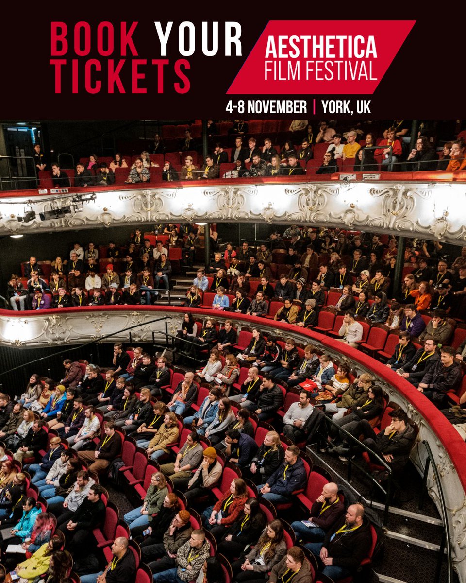 ASFFest's tweet photo. Aesthetica Film Festival is the destination for independent screen & media.
300 screenings. VR. Games. Podcasts. Masterclasses. Live music. Networking. The 16th edition of #ASFF is our biggest yet!
Join us 4-8 November, York. UK.
Book Your Tickets here: https://t.co/VF0HHfUHzT https://t.co/Q0HNf1LLpX