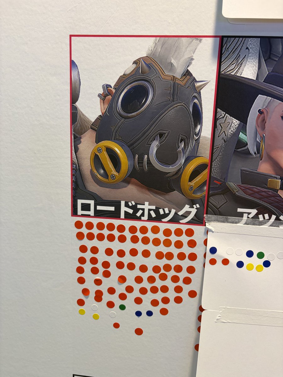 pechanko24's tweet photo. 俺の魂ロードホッグごめんね…時間内にいけずにシール貼れなくてごめんね。

お前の隣のアッシュ2枚目だったぜ。 https://t.co/ncpxJl5v31