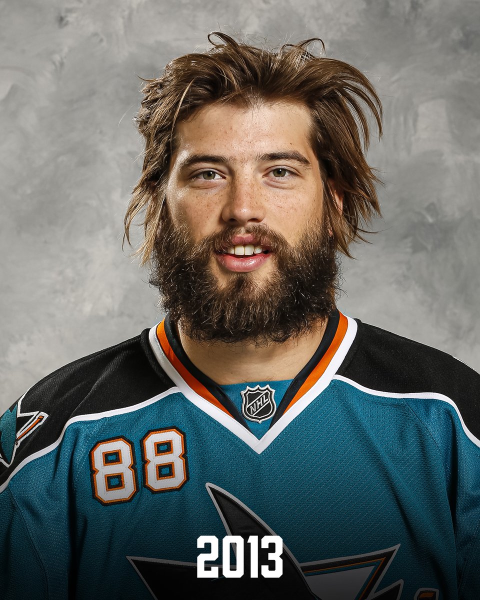 GinoHard_'s tweet photo. Nobody has evolved quite like Brent Burns 😭🧐 

(h/t @NellyOnAir) https://t.co/FozveX8RDL
