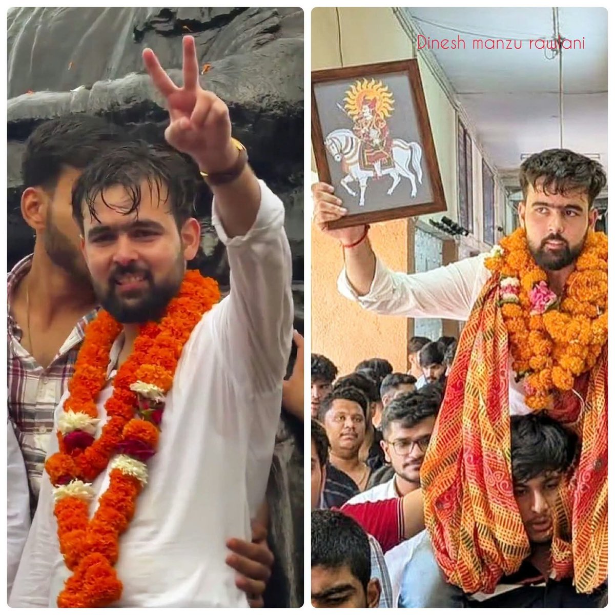 Dharmveerjat77's tweet photo. छा गया जाट......

तेजाजी महाराज की कृपा से प्रिय दीपांशु शौकीन ने दिल्ली यूनिवर्सिटी में उपाध्यक्ष का चुनाव जीत लिया.... टिकट काटने वालो को करारा जवाब दिया। #DUSU2026 https://t.co/LszIu3K1k0