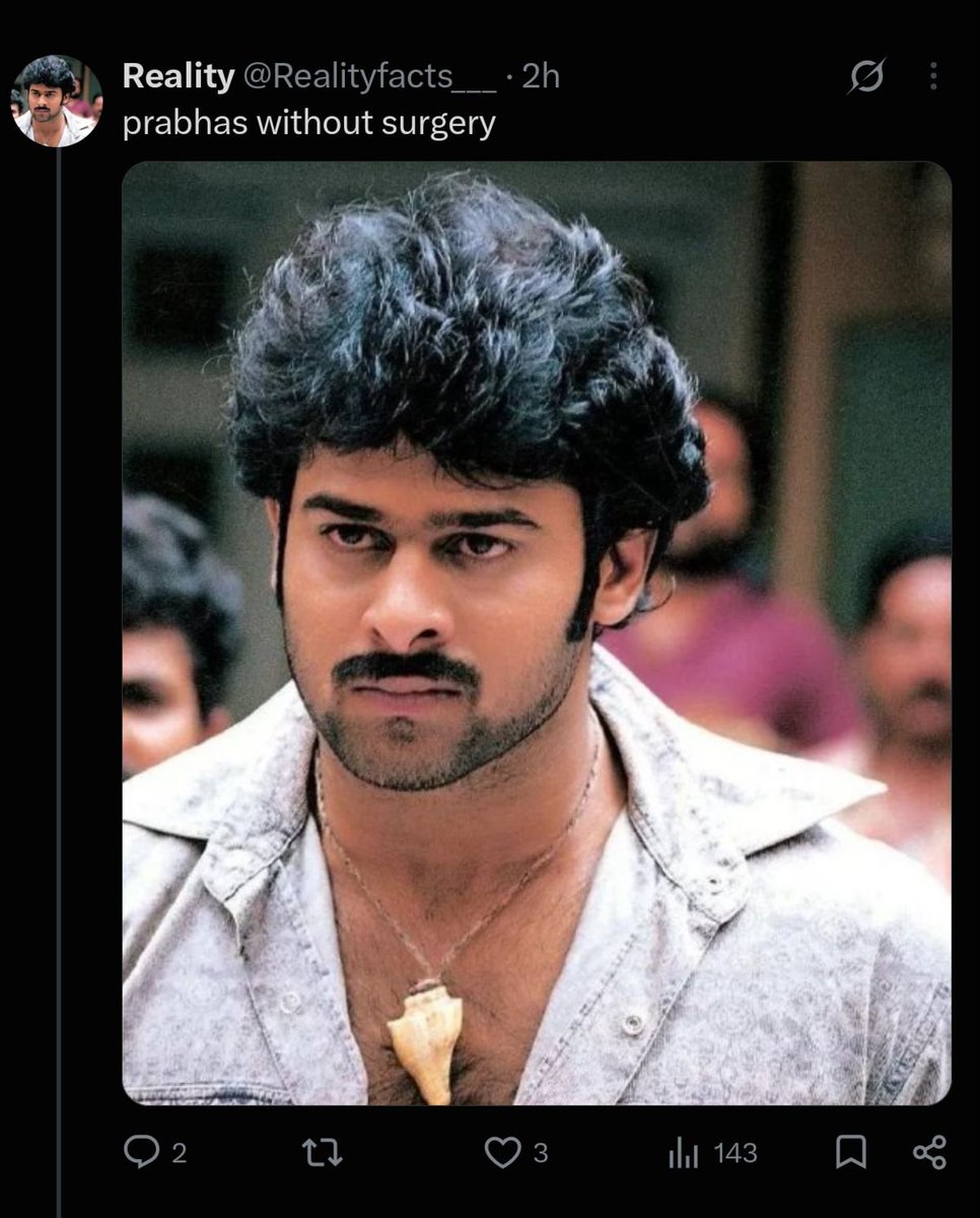 AakeIdharJhulJa's tweet photo. Bcc Prabhosda ye suwar ki shakal wali photo ko hype kar rahe🤦🏼

Aur hamare side ese shakal ko dekhte hi majdur samjh le😭😂 https://t.co/cyF0pv893a
