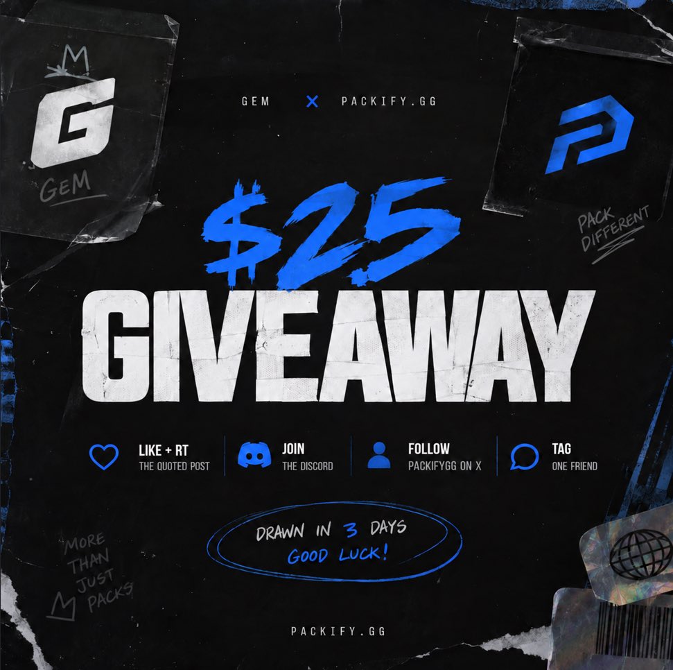 gem_ilm's tweet photo. • 25$ in SOL

• follow @Packifygg  +🔔
•join the Discord and tag a friend.

https://t.co/gG7hJtMst4

•comment solana addresses. | 3 days ⏳ https://t.co/qvoAhMf1nZ