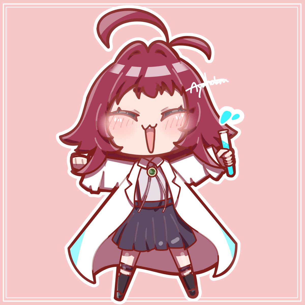 AyaHotaru_V's tweet photo. くすりちゃん！！！🥼💊
#100カノファンアート https://t.co/YGihaewGoB