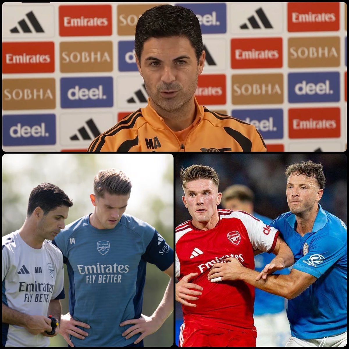 Arsenalnewschan's tweet photo. 🗣️Mikel Arteta is confident that Viktor Gyökeres is going to get back to his best for #Arsenal: “Especially in the Premier League, Viktor hasn’t played that many minutes, but last week in Napoli he played and had a good game. 

“That’s about moments as well, we need to give him all the support and confidence he needs because we know the player we have, the capacity he has to score goals and what he can give to the team. 

“The team are doing certain different things this season. But it’s not just for Viktor; it’s for everybody - it’s the constant evolution of the player and team. Our job, especially my job, is to try to fit that in and find those connections and level of confidence for the player to give his best for the team.”