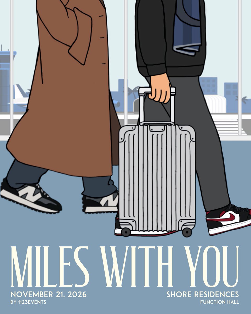 1123events's tweet photo. “the best part of the journey is having you beside me”

𝐌𝐢𝐥𝐞𝐬 𝐖𝐢𝐭𝐡 𝐘𝐨𝐮
a minwon event
26.11.21 • Pasay City https://t.co/XAtBDif1Ka
