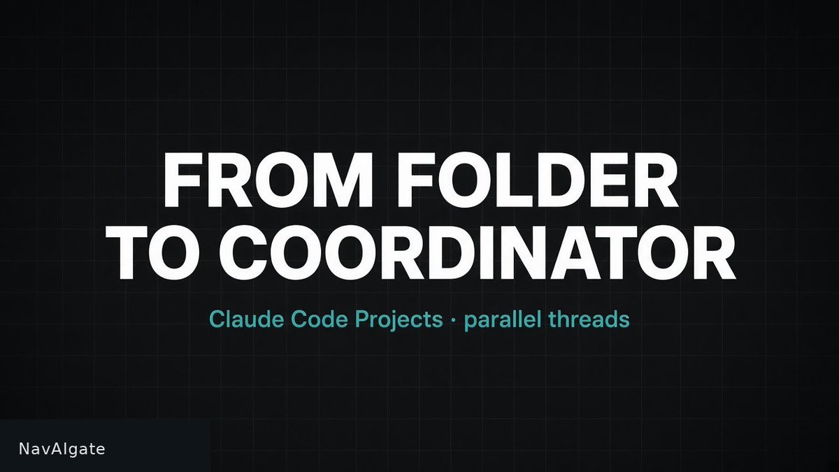 b1gdan's tweet photo. Projects are a coordinator now, not a folder.

Claude Code scopes the work, runs parallel cloud threads, and keeps going after you close the laptop.

https://t.co/vYxqy2xwOz

https://t.co/d3Vm0qYhIt https://t.co/L7OWhXUIS7