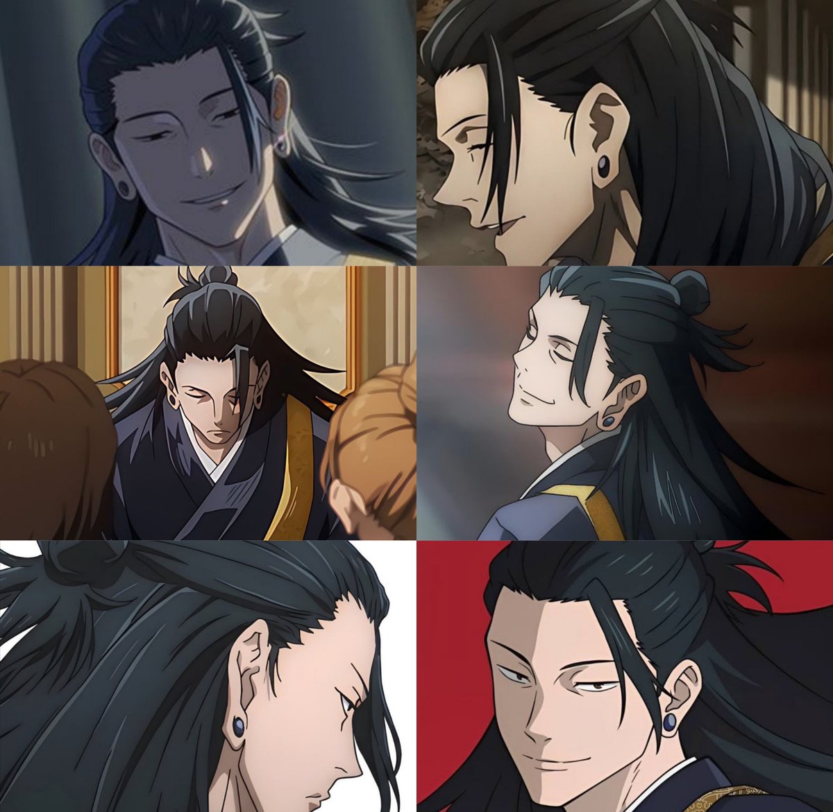 wonhoguru's tweet photo. thinking about geto suguru and his long luscious hair. he’s the prettiest. https://t.co/b8IHUtJj7O