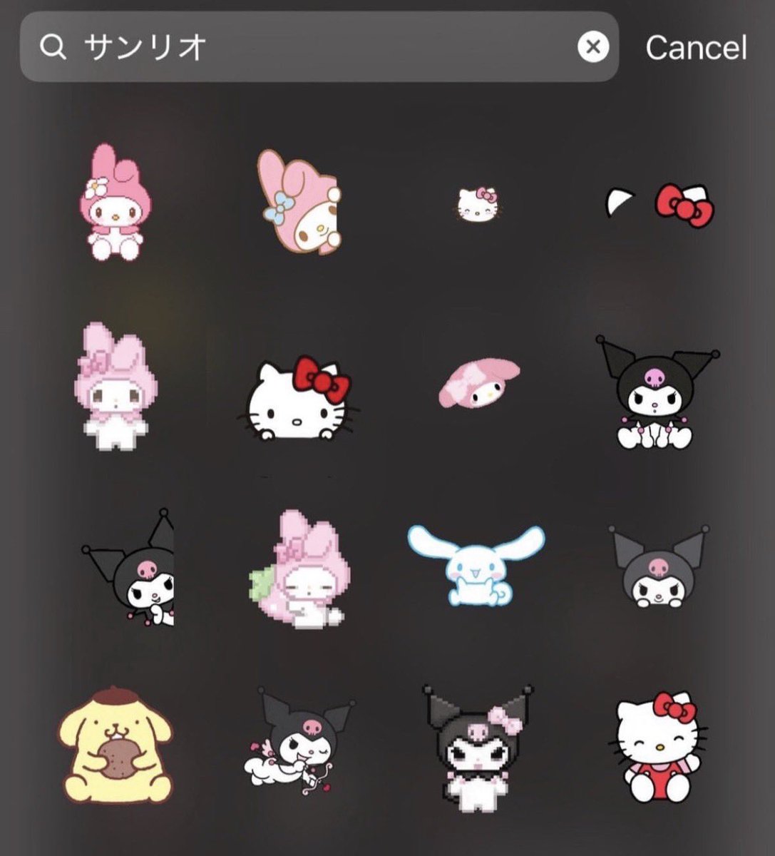 joha_alam's tweet photo. インスタで使える、サンリオキャラ達がかわいすぎてこれはまじ保存必須！！！💗😻💞🎀 https://t.co/IuiWta0JBK