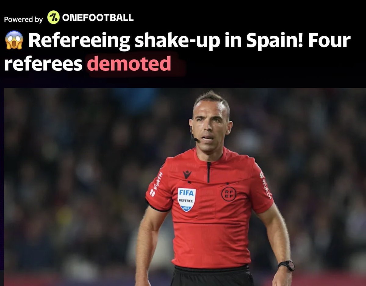 PartedBeard's tweet photo. The VAR for Trabzonspor vs Galatasaray is Guillermo Cuadra Fernández who faced multiple high-profile controversies in La Liga and was demoted to the Second Division in June 2026 by the Spanish Technical Committee of Referees following criticism over his performances. https://t.co/PQDJ5FuudX