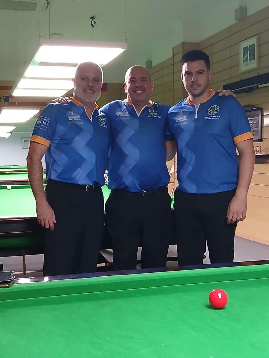 SpainSnooker's tweet photo. Selecciones de Madrid, Navarra y Valencia. https://t.co/HgL3LIPHpA
