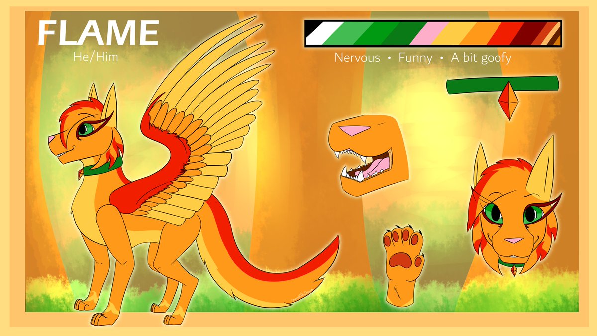 EmeraldDragon21's tweet photo. As well as my Carrd page, I also have Artistree now! (Link in Carrd Bio) You can have a look on there for my pricing on ref sheets.

Updated my OCs ref sheets! Boy oh boy are these characters old. 

More lore can be found on DeviantArt and Tumblr.
[1/3] https://t.co/M2mbPvW7UR