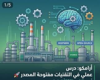 almadanitech_1's tweet photo. أرامكو وتوطين الذكاء الاصطناعي: درس عملي في التقنيات مفتوحة المصدر 🚀

في تصريح لافت لـ Financial Times، أكد المهندس أمين الناصر (CEO أرامكو) أن الاعتماد على النماذج مفتوحة المصدر (مثل DeepSeek) أحدث "فارقاً كبيراً" في رفع الكفاءة وتقليل التكاليف دون المساومة على الأداء.

🧵👇 https://t.co/2L4gEwlnfo