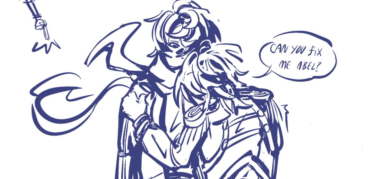 kitrinitas's tweet photo. mag sketch #nqh #notquitehuman #captainmagmar https://t.co/CGOgjGWSKx