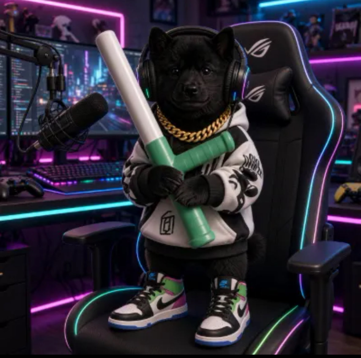 BlackBatonCoin's tweet photo. Black Baton might not be where he wants to be yet, but he’ll never give up. He’s a chill dog, staying patient and trusting the process.

Ca : Askz6AMzeYVYU8p8sUn6M7roij6Bvpy5NP75iaZspump

#SolanaGems #Solana生态 #Solanamemecoin #memecoin #crypto https://t.co/lGaE2KMH11