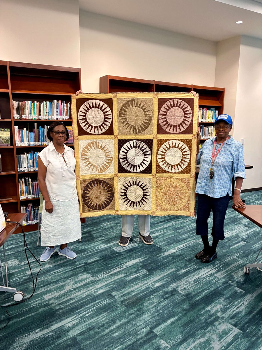 BBCityLibrary's tweet photo. Our quilters are truly outstanding! Every stitch is done with attention and passion.

This new quilt can be yours. It's available for purchase at the Boynton Beach City Library. https://t.co/aJMOgPeGzq