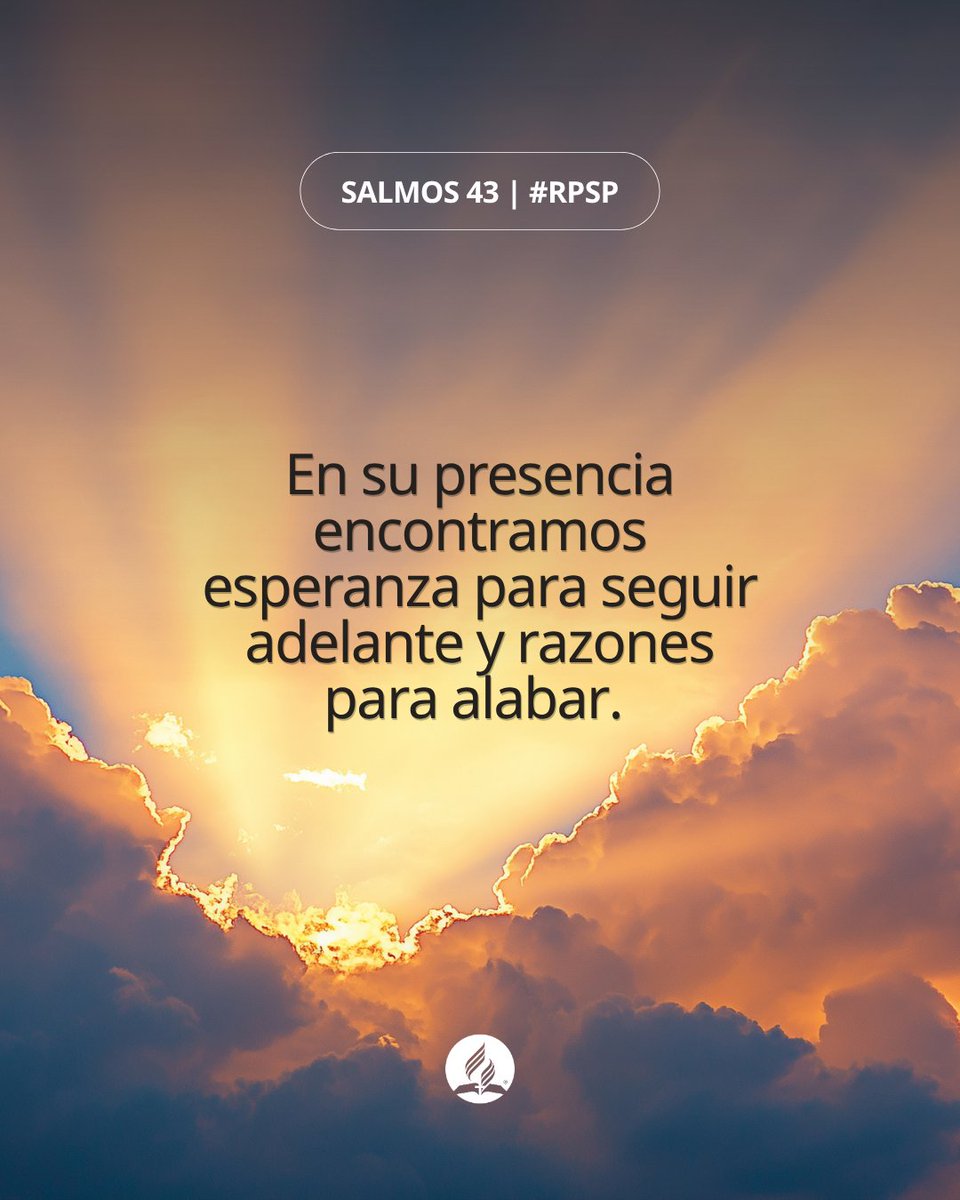 AdventistasDIA's tweet photo. Cuando nos sentimos juzgados injustamente o incomprendidos, Salmos 43 nos invita a buscar la luz y la guía de Dios. En su presencia encontramos esperanza para seguir adelante y razones para alabar. #RPSP https://t.co/kBYHlFKteO