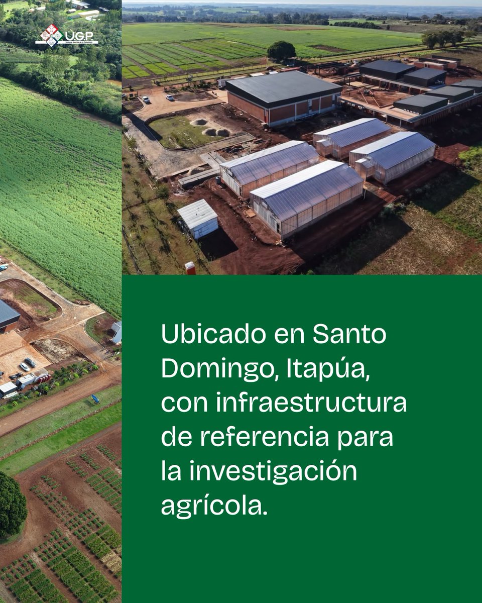 UGP_Py's tweet photo. La tecnología aplicada a la investigación agrícola abre nuevas posibilidades para el sector productivo paraguayo con el Parque Tecnológico Inbiotech https://t.co/5HscdW2l8e