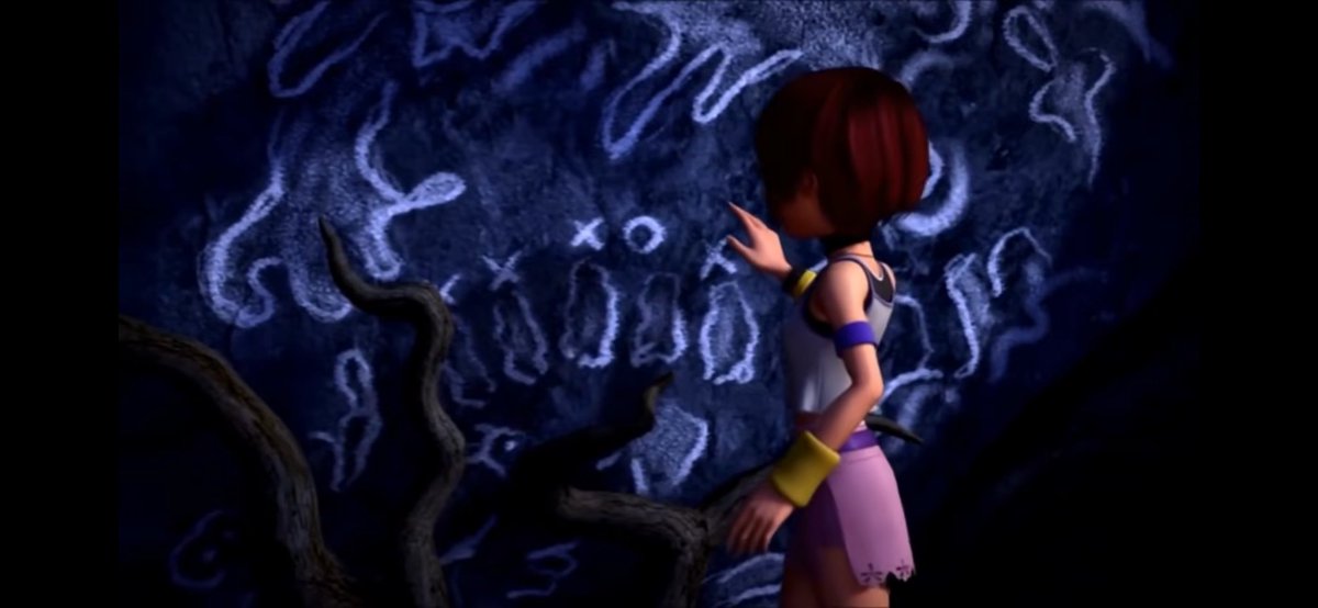 RubyQuartzVsr's tweet photo. HOLY SHIT IVE NEVER NOTICED THIS??? THE DESTINY ISLAND CAVE HAS A MURAL OF THE LIFEBOATS????? https://t.co/whv3B1I8fJ