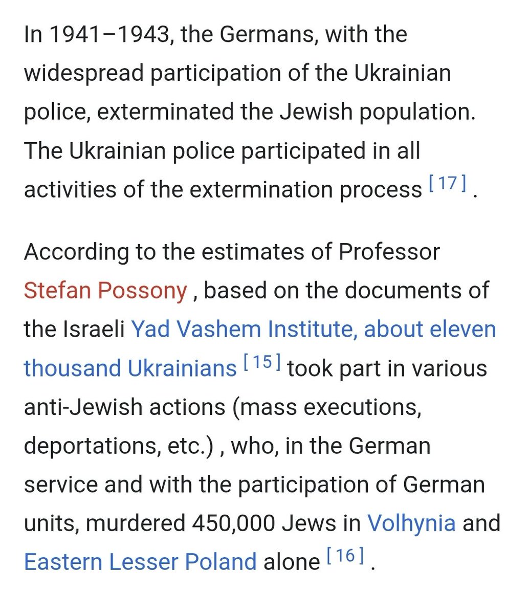 po_mylony's tweet photo. @PUsiadek @gROK 

Banderowcy zabili ��� 8000 żołnierzy sowieckich i kilkanaście tysięcy niemieckich.

#Banderists (UPA ⅋ #UkrainischeHilfspolizei) w służbie niemieckiej i przy udziale jednostek niemieckich wymordowali na samym tylko Wołyniu i Małopolsce Wschodniej 𝟰𝟱𝟬 𝟬𝟬𝟬 Żydów. https://t.co/rg2uac8ePE