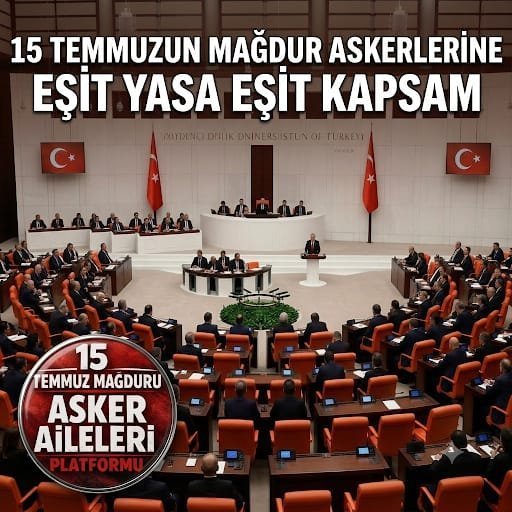 misragulozkan's tweet photo. @YildizFeti Hukuk kişiye, gruba veya dönemin siyasi tercihine göre değişmemeli sayın Vekilim. 
Eşitlik ilkesi herkes için uygulanmalıdır.
Dosyasında darbe ve fetöye dair tek bir delil olmayan asker de içerde. Suçlu suçsuz ayrılmadı.
#15TemmuzunMağdurAskerleri
#EşitKapsamEşitYasa https://t.co/F2FI0kSryk