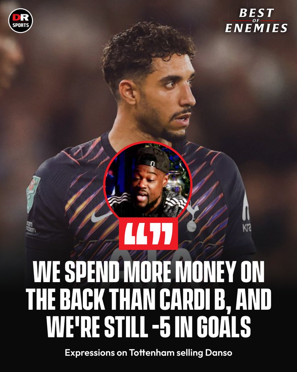 drsportsmedia's tweet photo. Millions spent, defenders changed, but Spurs still canβt fix the same problems π
#BestOfEnemies https://t.co/4WjjRIRQNZ