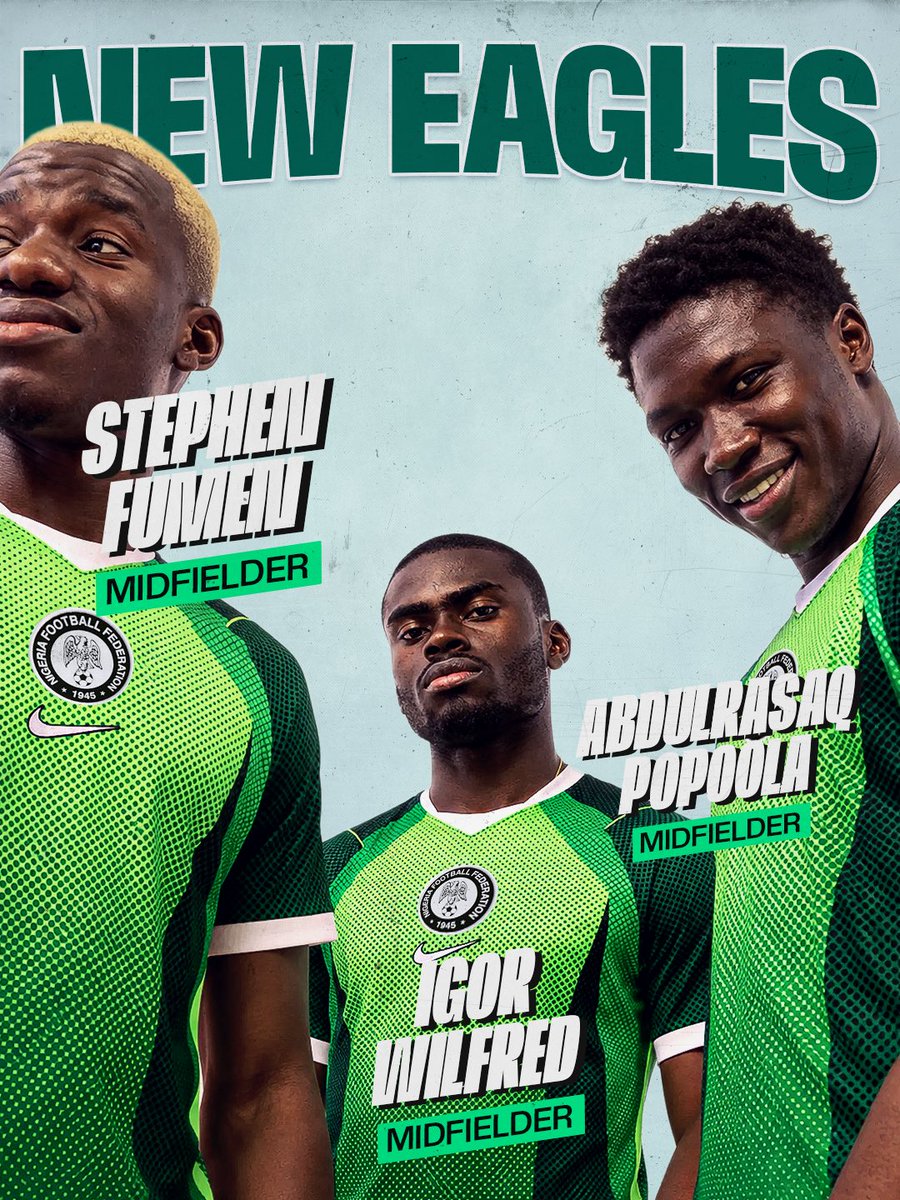 NGSuperEagles's tweet photo. Welcome to The Super Eagles 💚🦅 ! https://t.co/JePEtPSce6