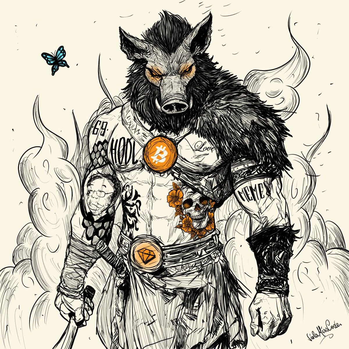 ViolaMissCode's tweet photo. @MeltedMindz 1/1 art 
big files
full onchain
on special sats
🫡🧡 https://t.co/TwkHlo4e74