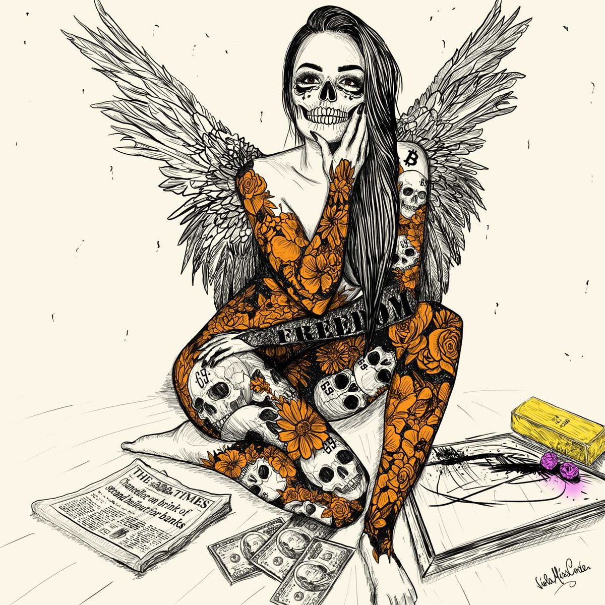 ViolaMissCode's tweet photo. @MeltedMindz 1/1 art 
big files
full onchain
on special sats
🫡🧡 https://t.co/TwkHlo4e74