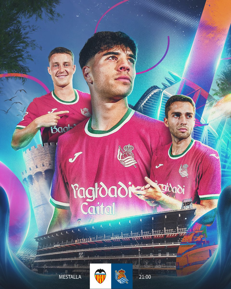 RealSociedadEUS's tweet photo. 🦇 Gaur. Mestalla. 💙🤍 https://t.co/bocs4eVVwQ