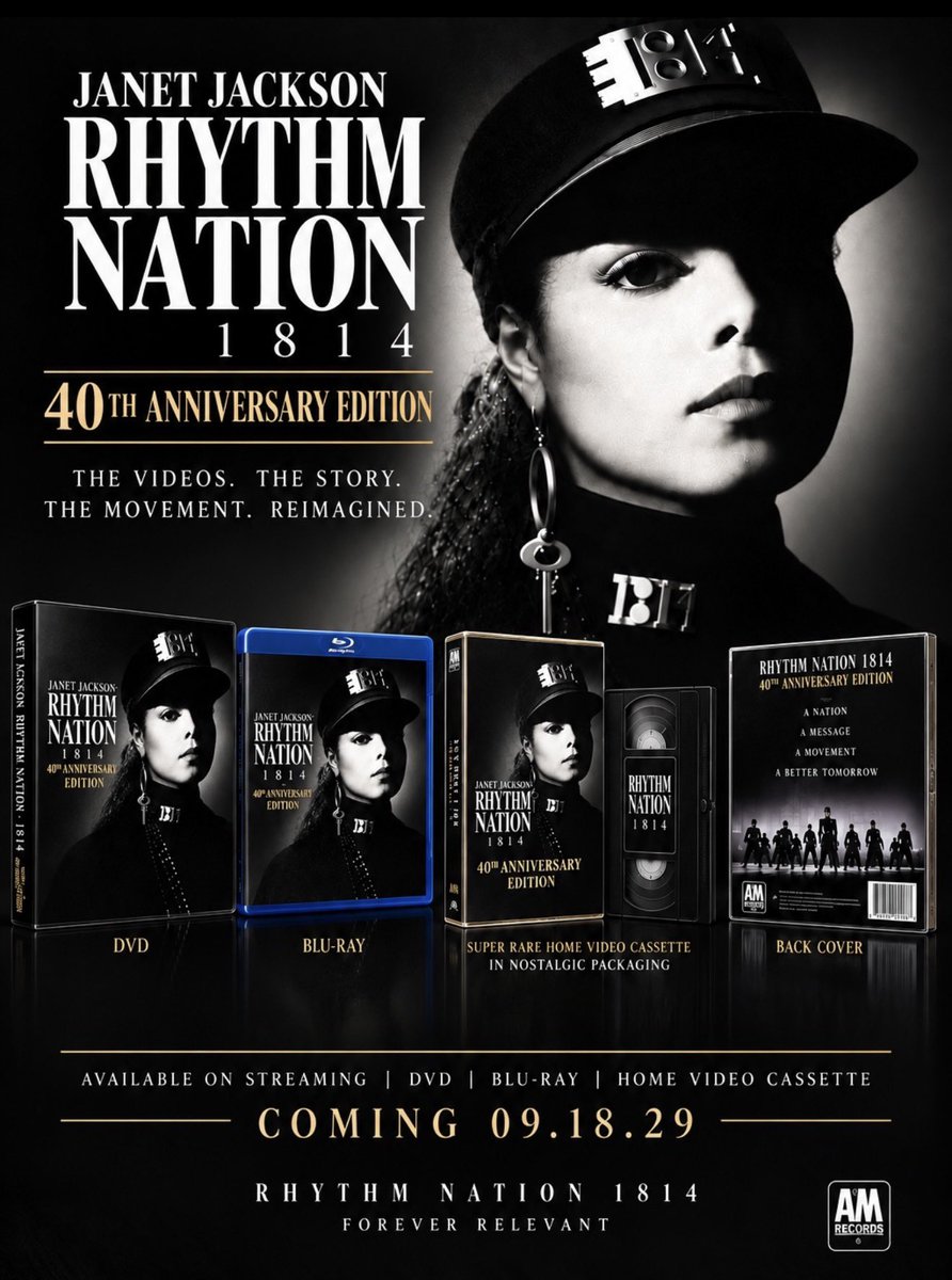 JanetJacksonUK's tweet photo. JANET FAMILY - We need to come together. Strength in numbers. Sharing this post in hope. We are just a few years away from celebrating the 40TH anniversary of one of the greatest albums of all time… @JanetJackson RHYTHM NATION 1814. To celebrate this momentous occasion I have spoken to many fans and they agreed, I draft a collective letter asking for something the world needs - Remember, we don’t ask much and Remember that old saying - ‘If you don’t ask, you don’t get’. So here is an
open letter to a few key people.. @JanetJackson @flytetymejam @flytetymelewis @UMG @UMGCatalog #rhythmnation40