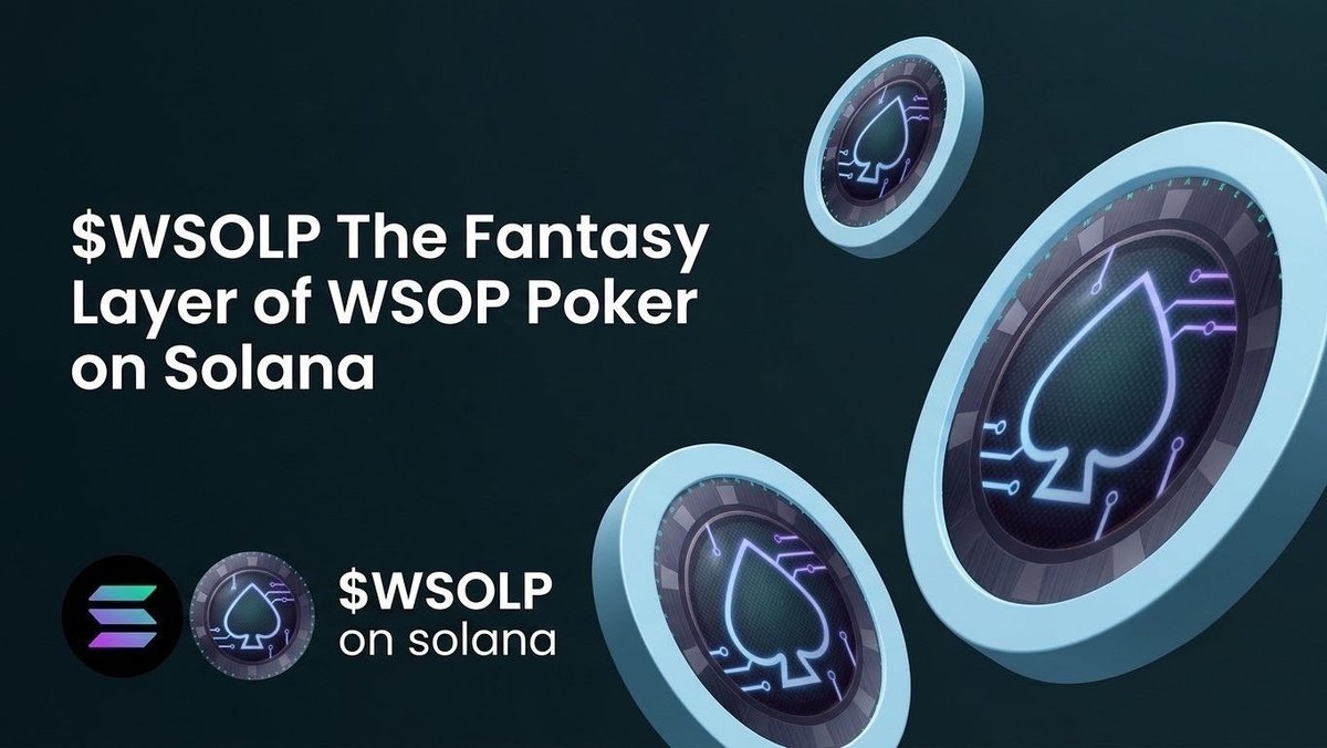 Coldycircle0x's tweet photo. @zenkaixbt Skip the the launch
Trust me bro
$WSOLP is already live  WSOP fantasy + Solana + actual gameplay coming.
 That’s the one I’m sized in https://t.co/EpCYedBt4R