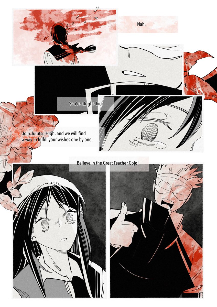 mortal_blade_'s tweet photo. my version of the role reversal / student Rika AU https://t.co/RsJXjYqQ4M